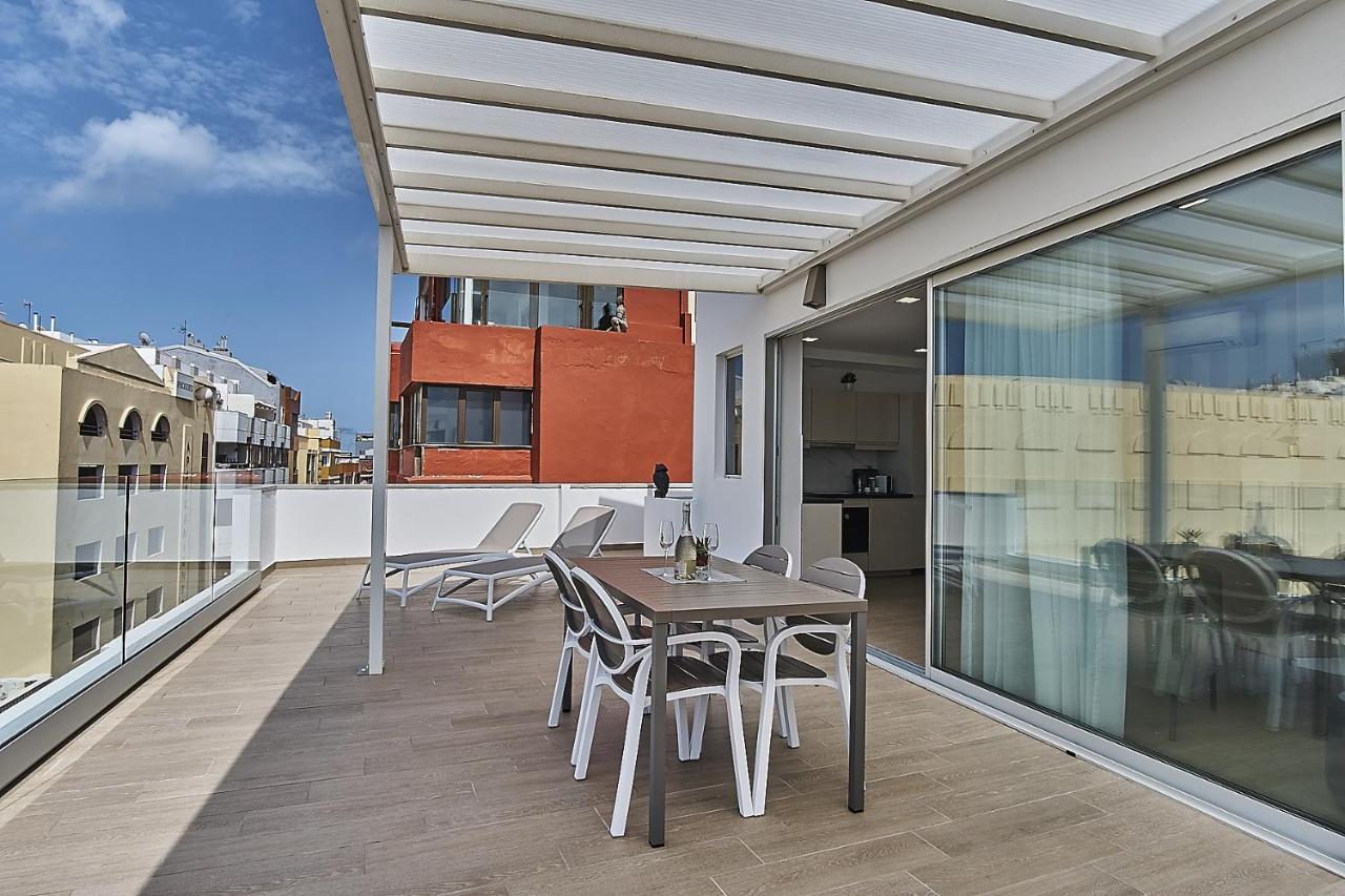 Malibu Canteras Atico 23 Vista Mar - Seaview Penthouse (Adults Only) Las Palmas de Gran Canaria Ngoại thất bức ảnh